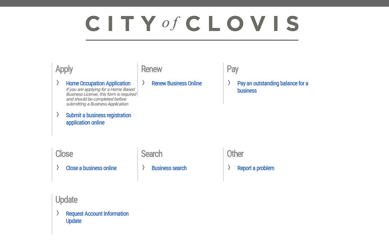 Clovis people search HdL Prime Web business registration search